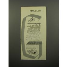 1951 The Gideon Putnam Hotel Ad - Nerves jumping?
