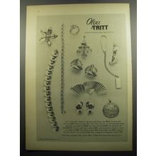 1952 Olga Tritt Jewelry Advertisement