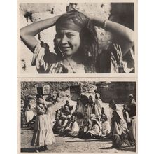 Algeria Morocco France French 2x Dance Of The Nails Postcard