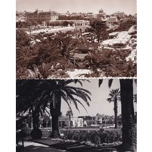 Park & Hotel Estoril Portugal Aerial 2x Real Photo Postcard s