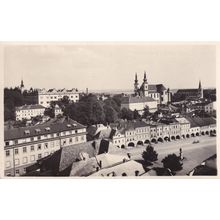 Litomysl Celkovy Vintage Czech Repubic Aerial Vintage Real Photo Postcard