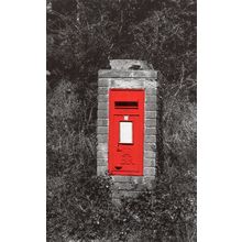 Waddesdon Royal Mail Pillar Box Buckinghamshire Postcard