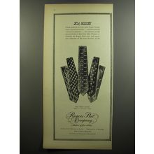 1952 Rogers Peet Di Sarto Neckties Advertisement