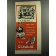 1952 Drambuie Cordial Advertisement - cartoon by Richard Taylor