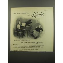 1953 Knabe Piano Ad - Vladimir Horowitz - Not just a piano but a Knabe