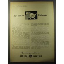 1953 General Electric Ad - Don't shoot the weatherman
