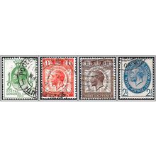 1929 9th UPU Congress,London set SG 434-7 Used hrd2