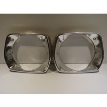 1975 76 Plymouth Duster Headlight Bezels OEM Valiant Scamp A body