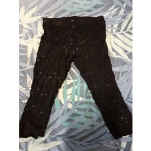 girlexpress size 12 black lacey leggings will needs something under