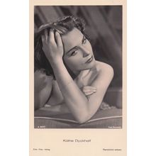 Kathe Dyckhoff German Film Actress Antique Real Photo Postcard