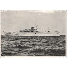 Postcard Lloyd Triestino M/N “Europa” passenger ship. Real photo
