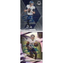 RYAN TANNEHILL & DERRICK HENRY AUTOGRAPH 2020 TENNESSEE TITANS ALL-PRO BACKFIELD