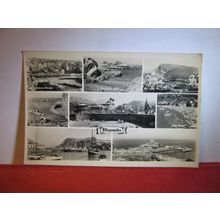 multiview, ILFRACOMBE, DEVON used vintage postcard RP 1957 pm =