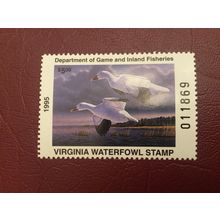 ICOLLECTZONE US Virginia 1995 Duck Stamp VF NH
