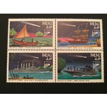 ICOLLECTZONE US Palau 95-98 VF NH boat