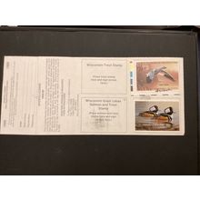 ICOLLECTZONE US RW55 1988 Wisconsin License with Stamp (A100)