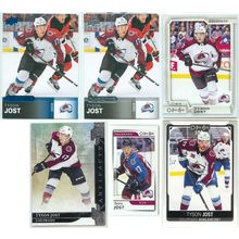 Tyson Jost 6x card lot incl Mini, Blue