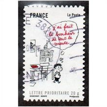 FRA 2009 (56c) 'SOURIRES -J'AI FAIT ' FINE USED (EBID11026)