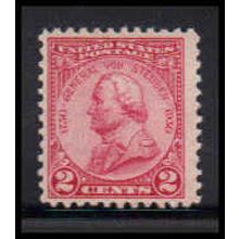 689 2c General von Steuben Just Clears MNH Z0292