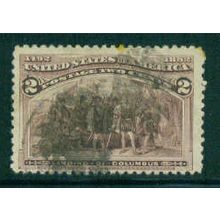 Used 231 2c Landing of Columbus Just Clears A04727