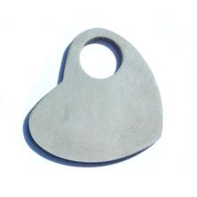 Stainless Steel Smooth Polished Engravable Heart Pendant