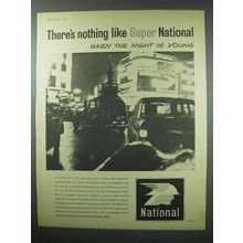 1960 Super National Petrol Ad - There's Nothing Like