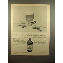 1960 Olympia Beer Ad - All This Talk About Water!