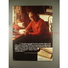 1974 Imperial Cigar Ad w/ Humphrey Lyttelton - NICE!!
