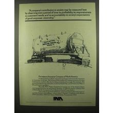 1974 INA Insurance Company of North America Ad, Society