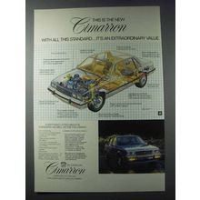 1981 Cadillac Cimarron Ad