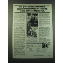 1988 NRI Schools Ad - NRI gives you two unbeatable opportunities for top pay