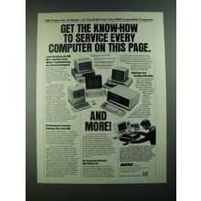 1988 NRI Total Computer Systems Training Ad - Get the Know-How to Service
