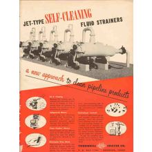THORNHILL-CRAVER COMPANY 1953 self-cleaning fluid strainers vintage ad