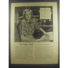 1954 Daily Mail Ad - My Daily Mail by Daphne du Maurier