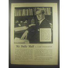1954 Daily Mail Ad - My Daily Mail by Lord Tweedsmuir