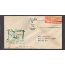 1st Flight C19 6c Winged Globe Signed (Cachet-Typed/A) CV00906