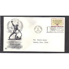 FDC Art Craft 178 13c Towards Disarmament (Cachet-Typed/A) CV39375