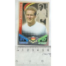 2010 Topps Match Attax World Cup Trading Card - Germany, Rummenigge, * Legend