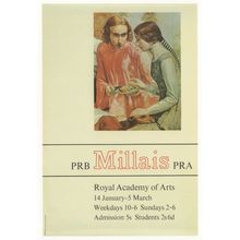 PRB John Millais Isabella Painting 1967 London Exhibition Postcard