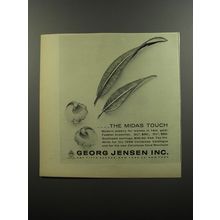 1956 Georg Jensen Jewelry Ad - The Midas Touch