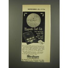 1956 MacGregor Tourney Golf Balls Ad - Memorable Golf Gift