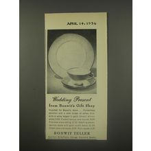 1956 Bonwit Teller Furstenberg Porcelain Advertisement - Wedding Present