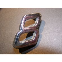 1952 DESOTO 8 QUARTER PANEL EMBLEM OEM #1456551 FIREDOME FIREFLITE SPORTSMAN