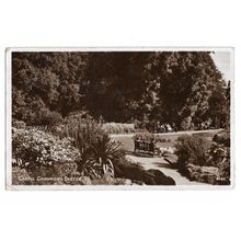 Castle Grounds, Exeter, Devon, RP Postcard.