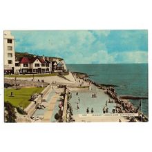 Seafront, Looking East, Rottingdean, Sussex, Postcard.