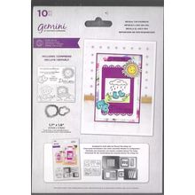 Crafter's Companion. Gemini. Reveal The Rainbow Stamp & Die Set. Die Cutting