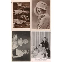 The Royal Family Wedding Group 4x Antique Old & RPC Postcard s