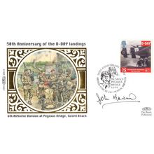 Major John Howard D-Day Landings Benham WW2 Pegasus Bridge Hand Signed FDC