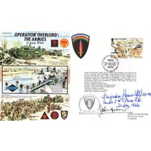 Brigadier James Hill John Howard of D-Day WW2 Landings MULTI Hand Signed FDC