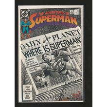 The Adventures of Superman, #451, 1989, DC Comic Book, High Grade